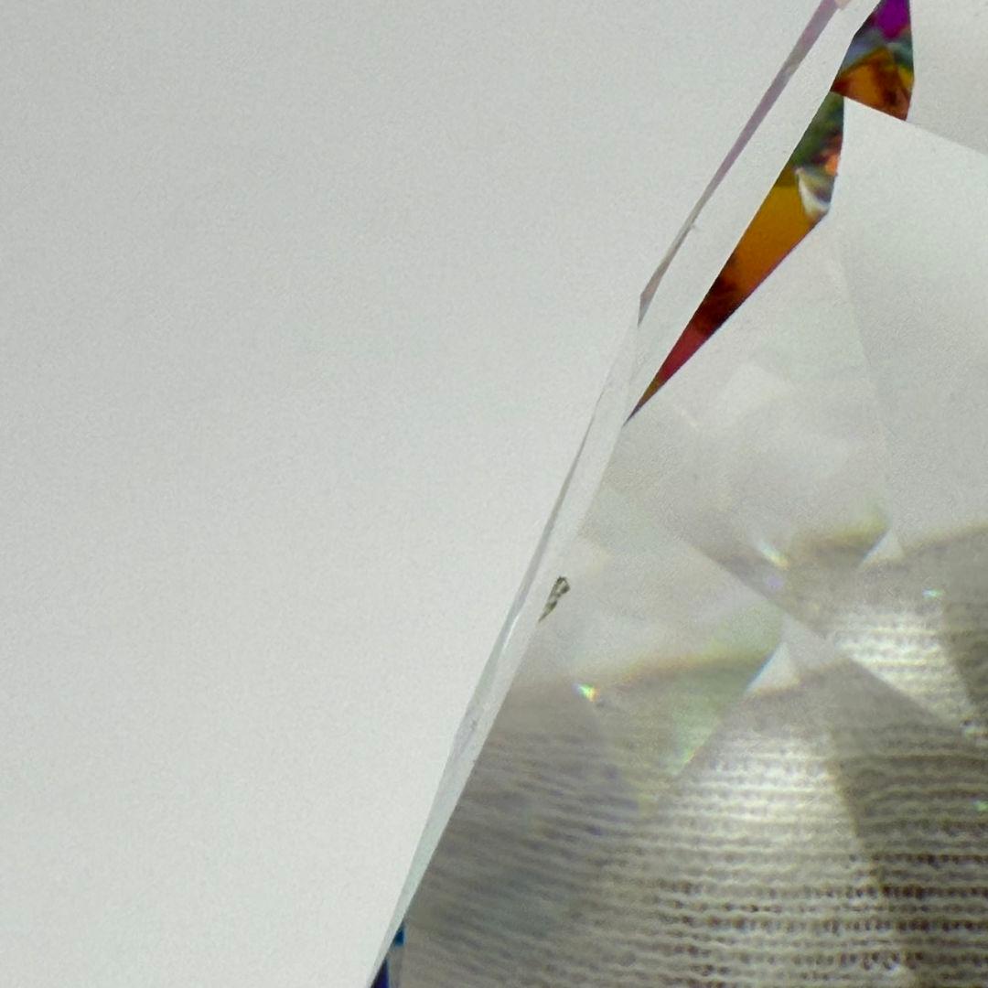 希少 当時もの☆スワロフスキー クリスタル ペーパーウェイト 旧ロゴ レインボー