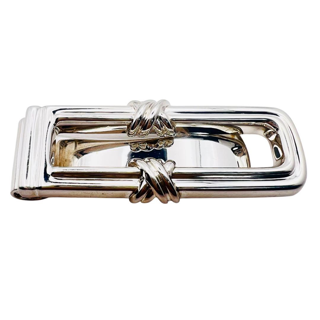 超美品✨ティファニー　シグネチャークロス　シルバー　マネークリップ