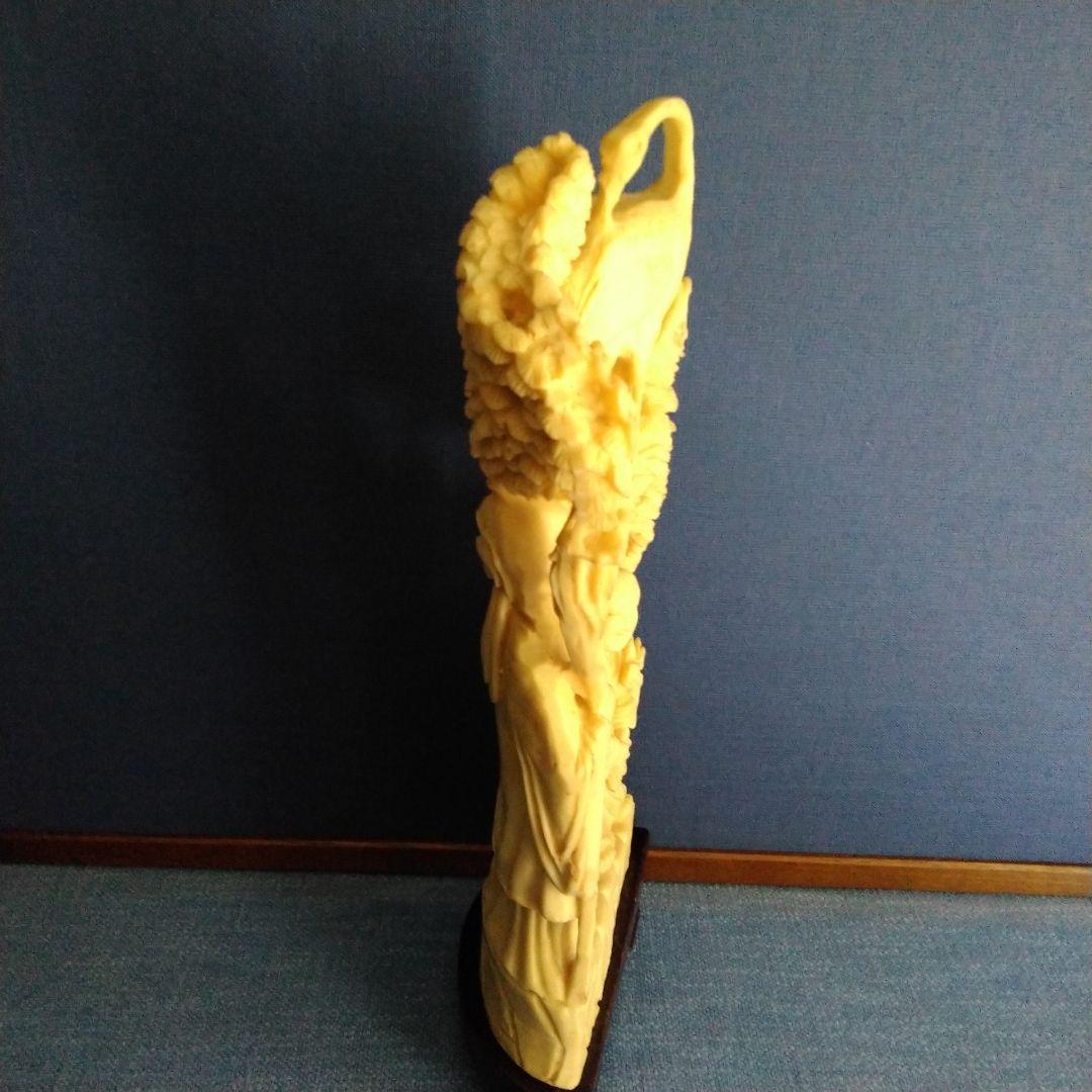台湾のお土産　ボーン仙人の彫刻の置物