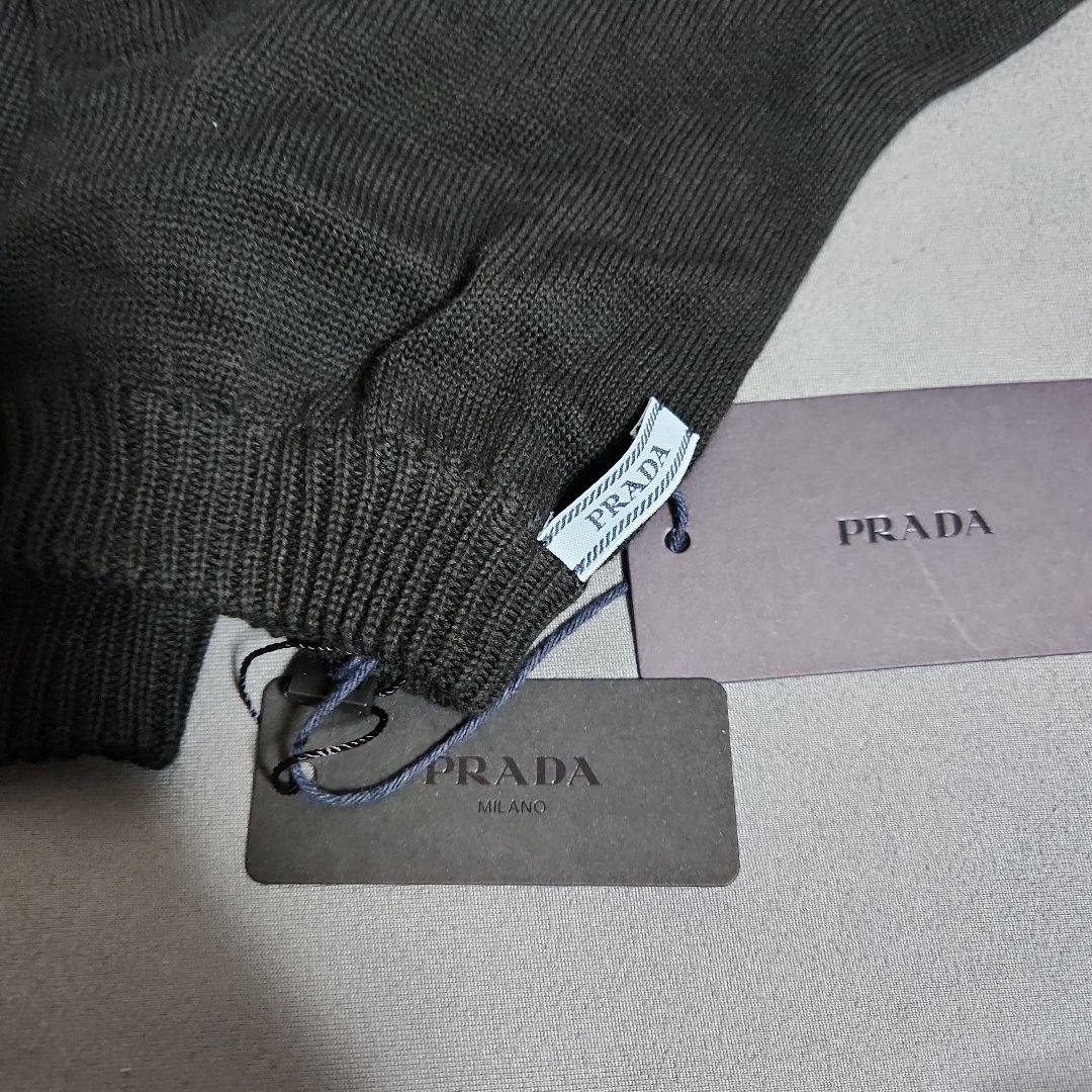 PRADA ブラック 手袋 ニット