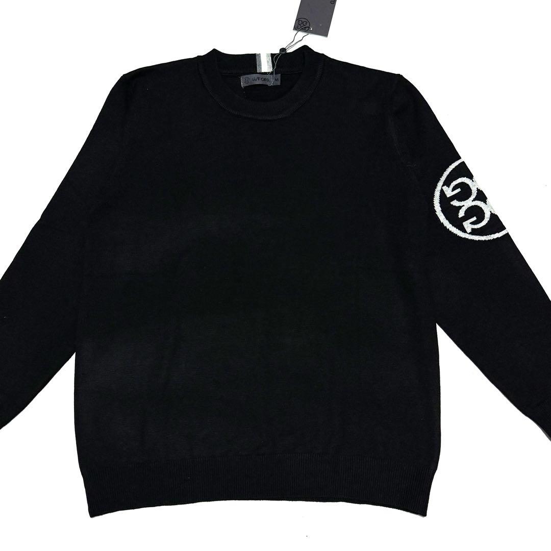 新品タグ付 ジーフォア セーター ブラック Ｇロゴ 洗練デザイン 高級感 定番