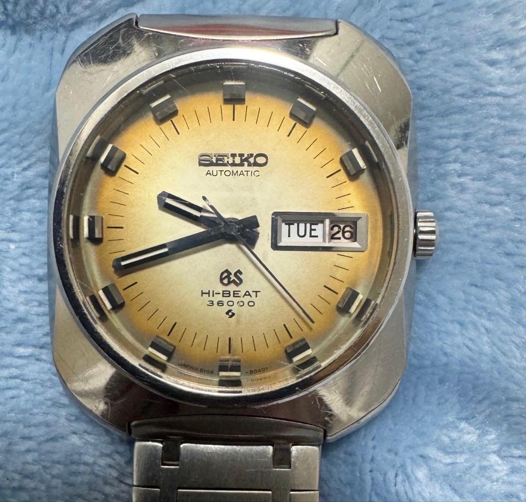 Grand Seiko Hi-Beat 36000 自動巻き 6146 稼働品