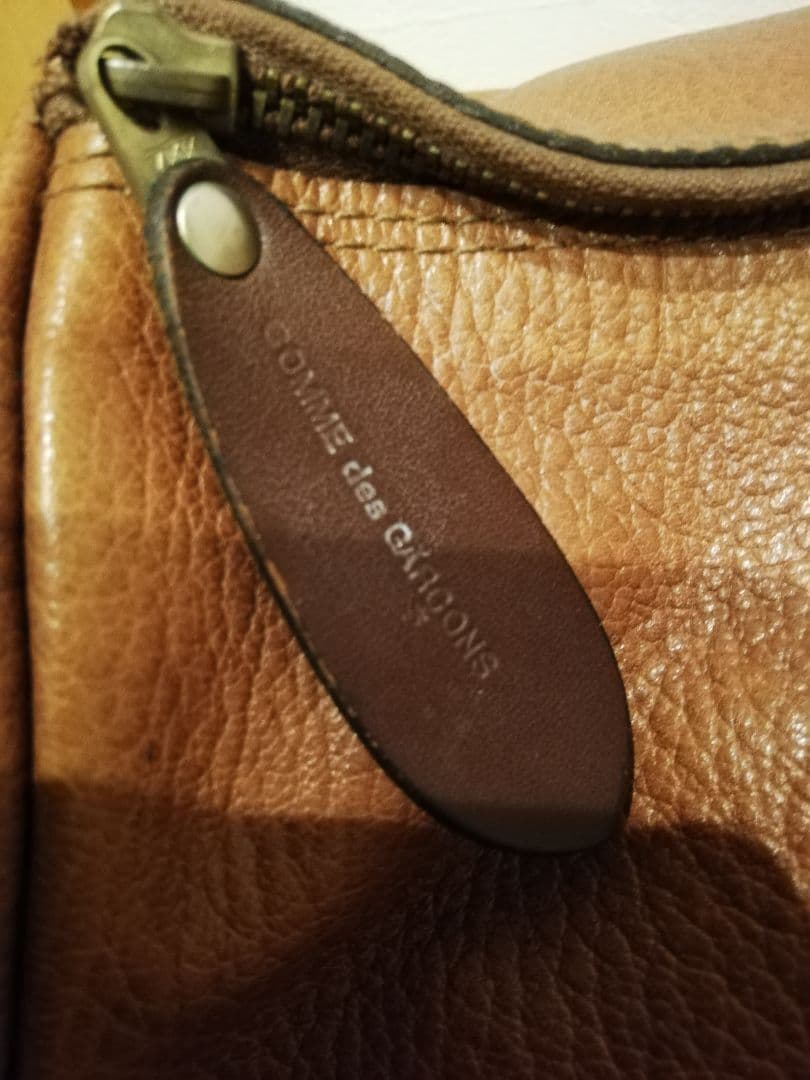 コムデギャルソン　レザーボストンバッグ　本革