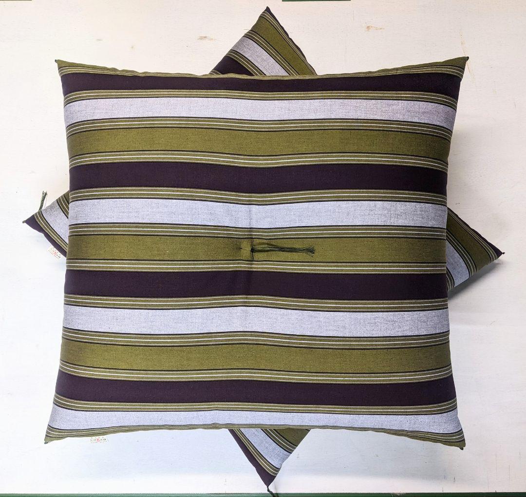 三河木綿手づくりコットン座布団２枚組