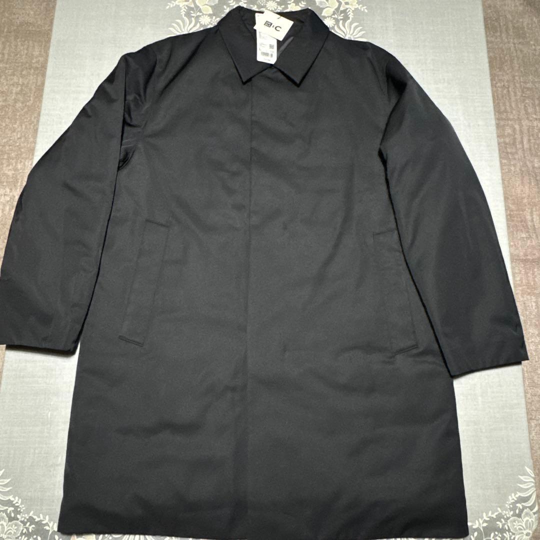 新品 ユニクロC パフテックハーフコート ブラックL