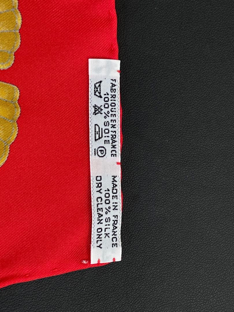 【E】エルメス　スカーフ　カレ90