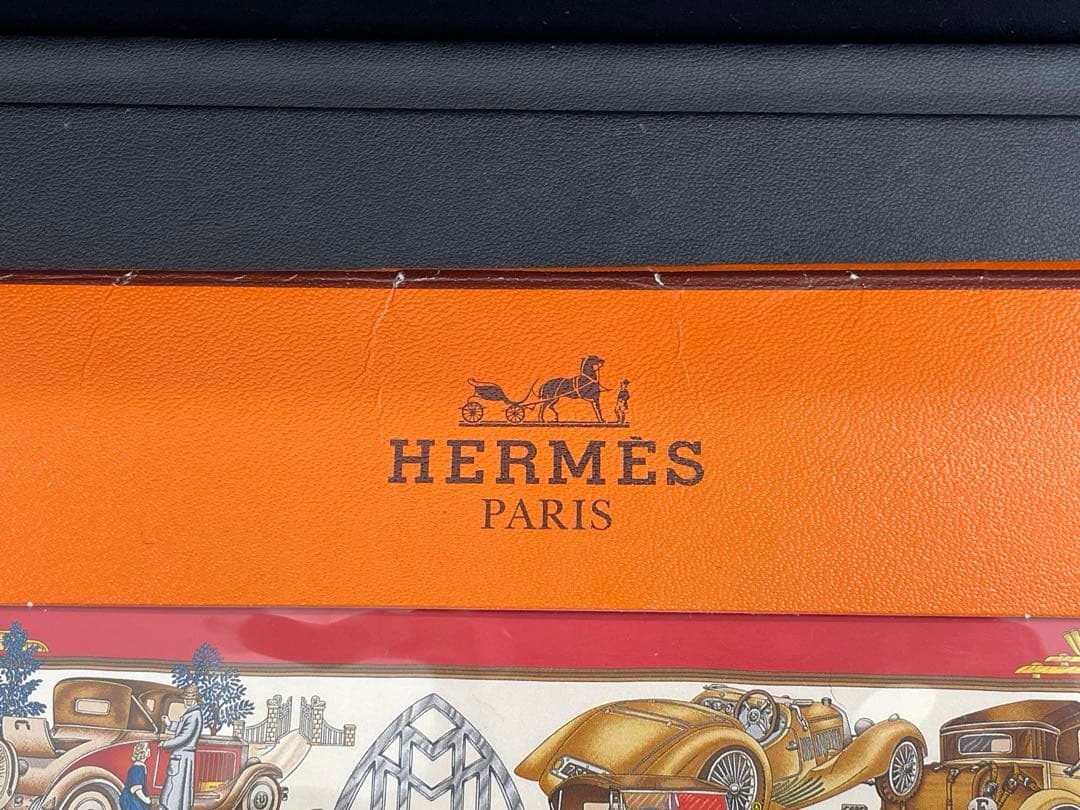 【E】エルメス　スカーフ　カレ90