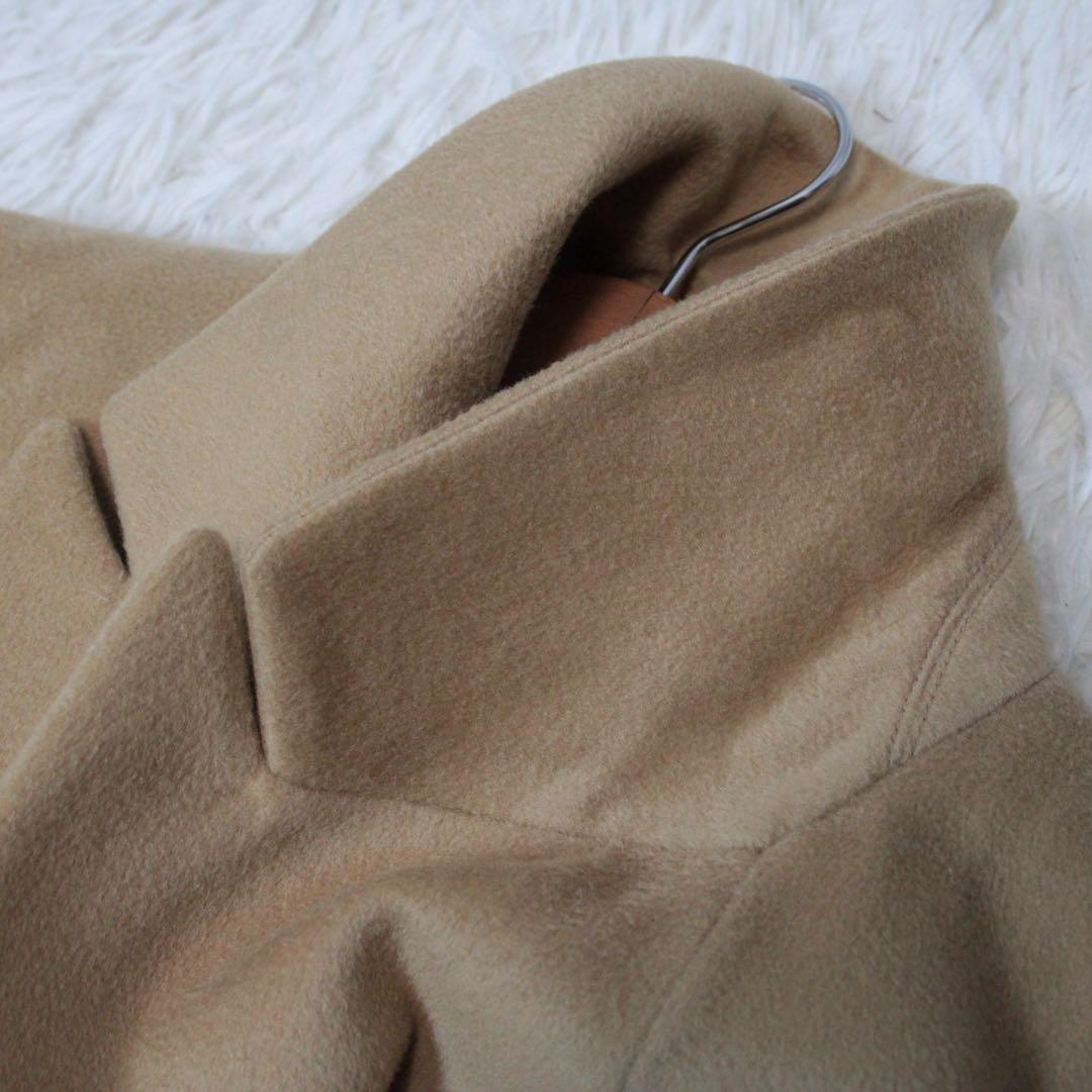 UNTITLED アンタイトル カシミヤ100% チェスターコード ベージュ M