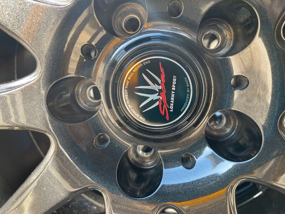 80系ハリヤー スタッドレス 17インチホイール付き 1シーズンのみバリ溝