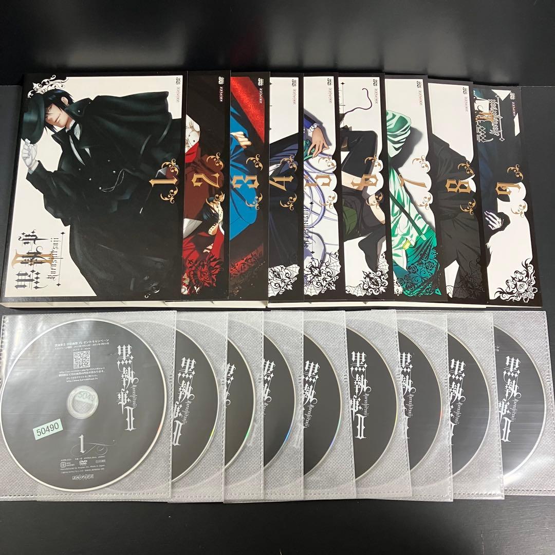 黒執事 1期~3期+OVA+映画 レンタルDVD アニメ 全巻完結セット