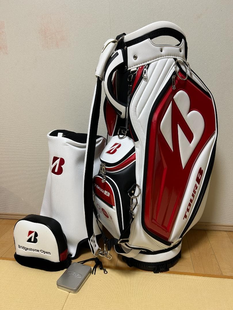 Naoki超美品 ブリヂストン キャディバッグ ツアーレプリカ 東京五輪
