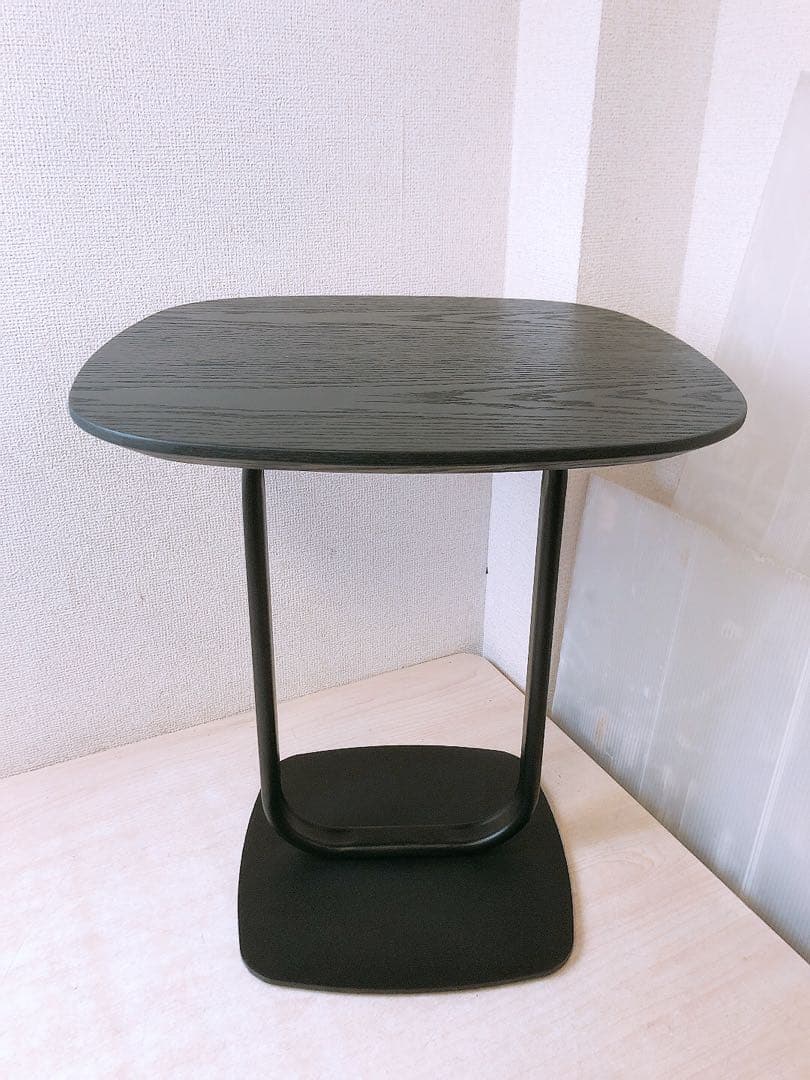 ⑪未使用★東谷 サイドテーブル ブラック TEC-84BK 机 インテリア家具