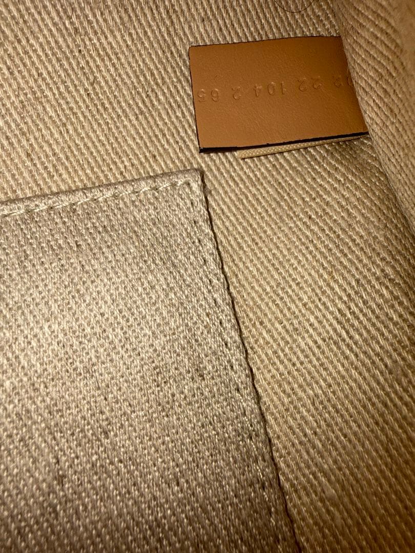 あま　Chloe WOODY SMALL トートホワイト✕ベージュ