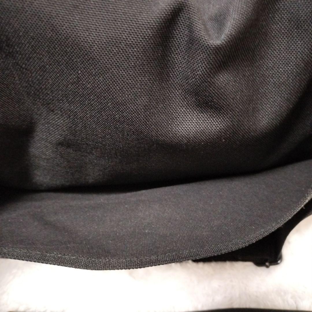 シュプリーム メッセンジャーバッグ ナイロン レザー 黒 黄色