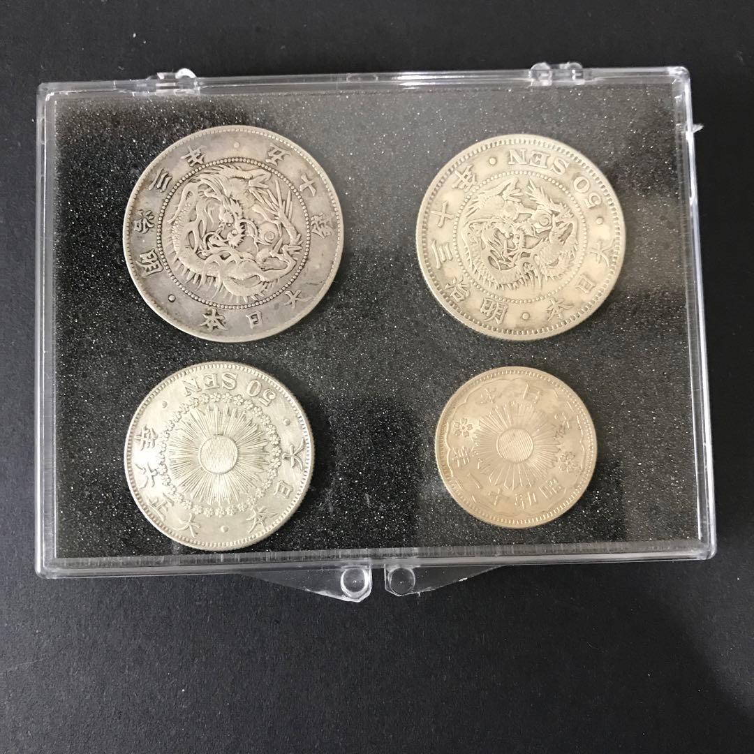 江戸昭和金銀貨コレクション 12種　木製ケース付き