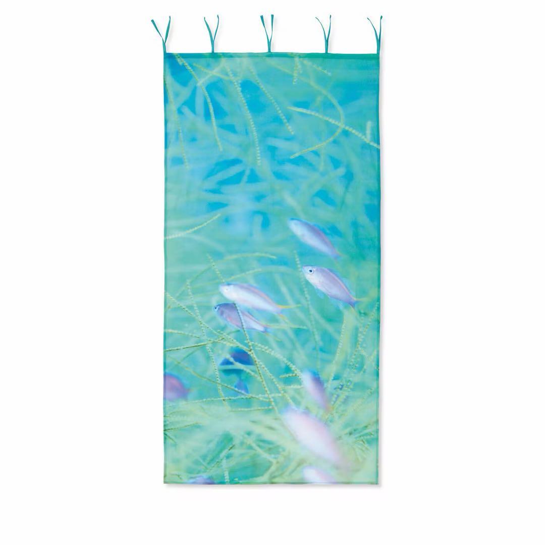 フェリシモ　海とかもめ部　海のカーテンマルチクロス　全4種類セット