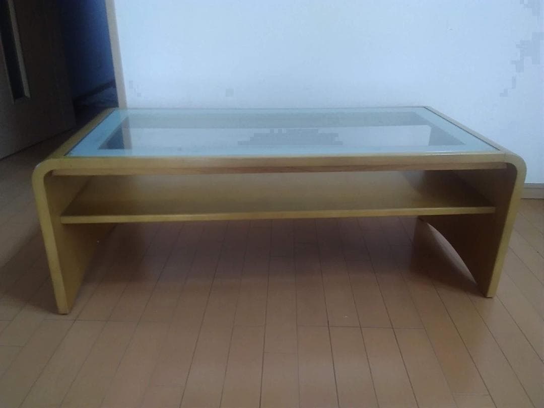 カリモク ガラス センターテーブル ローテーブル 家具