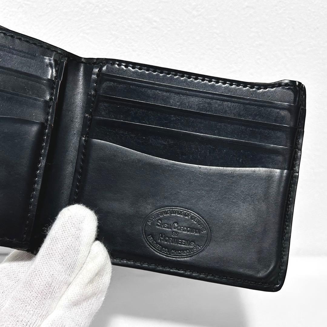 GANZO ガンゾ 2つ折り財布 SHELLCORDOVAN2 純札入れ