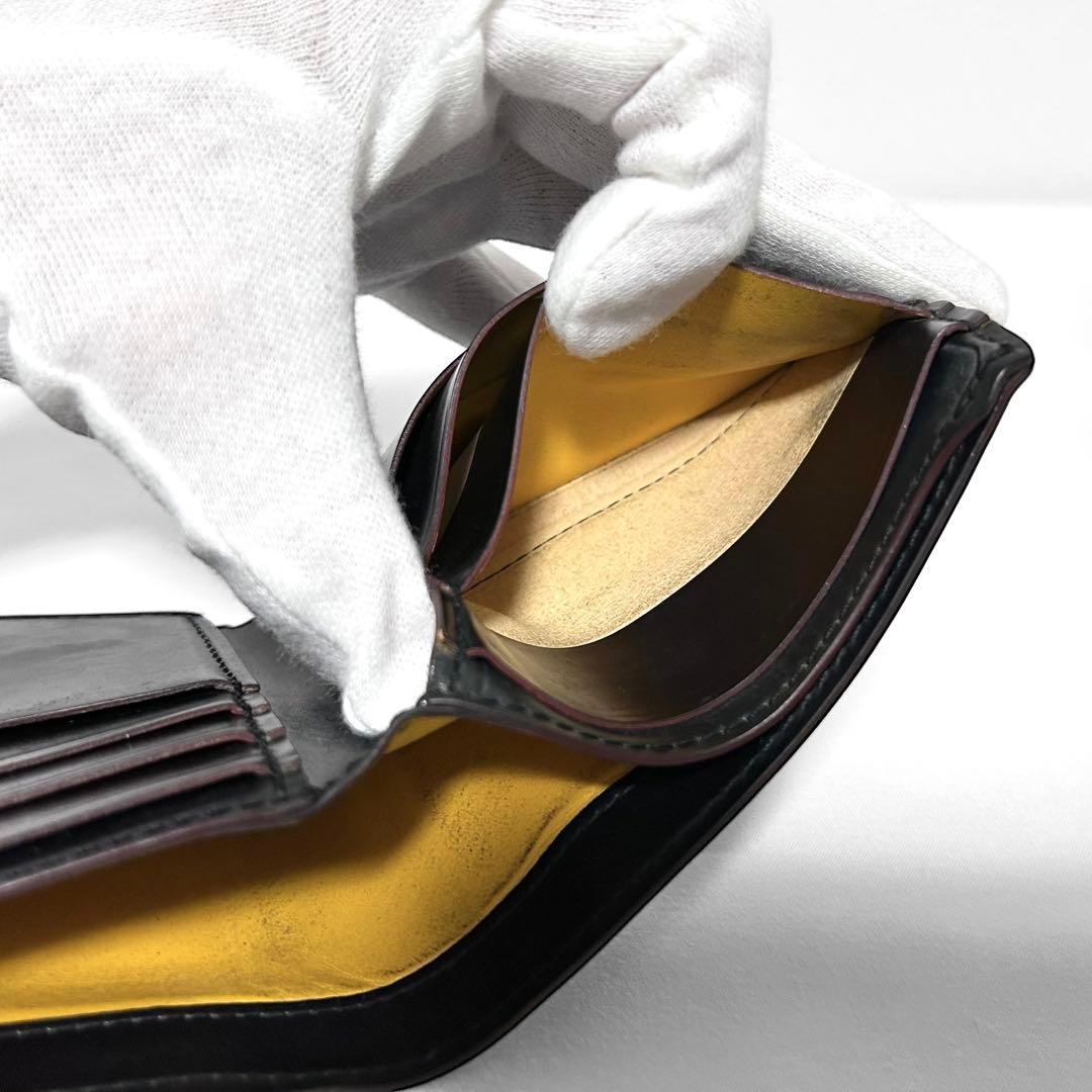 GANZO ガンゾ 2つ折り財布 SHELLCORDOVAN2 純札入れ