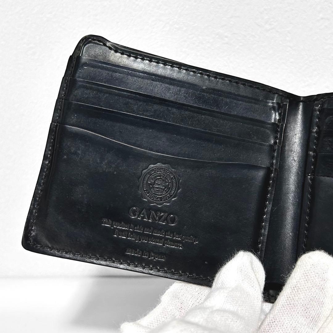 GANZO ガンゾ 2つ折り財布 SHELLCORDOVAN2 純札入れ