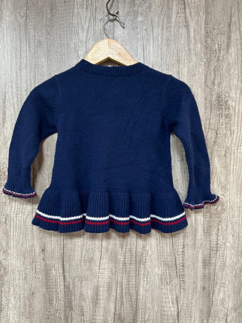 familiar チュニック セーター ネイビー 100 美品 クリーニング済み