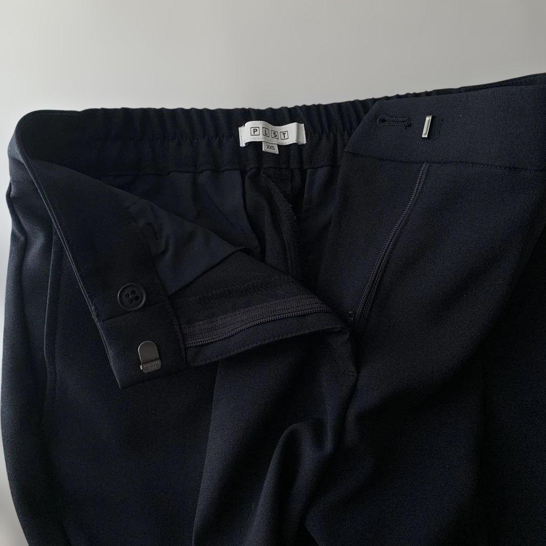 PLST プラステ　パンツスーツ　ジャケット＆パンツ　セットアップ　ネイビー