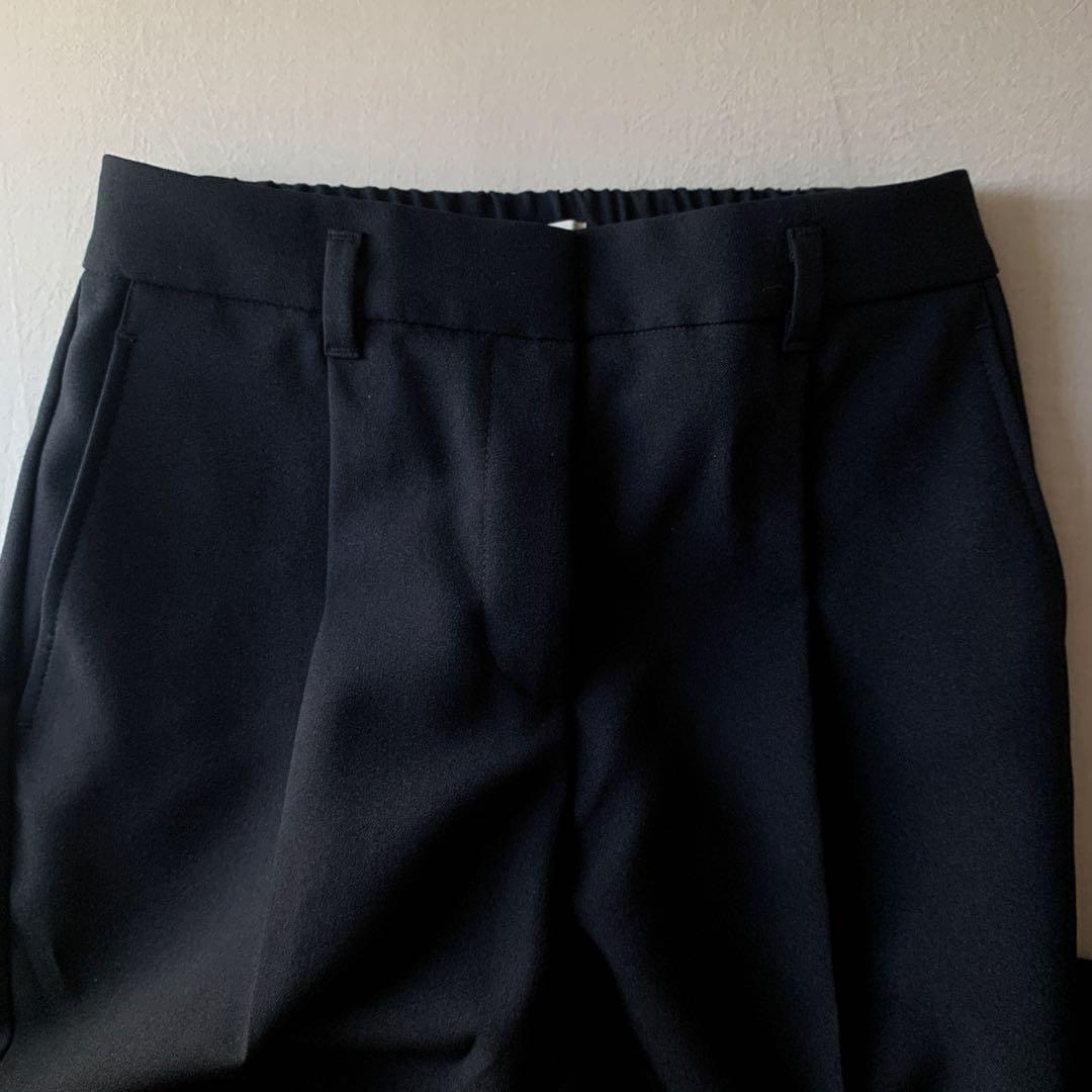 PLST プラステ　パンツスーツ　ジャケット＆パンツ　セットアップ　ネイビー