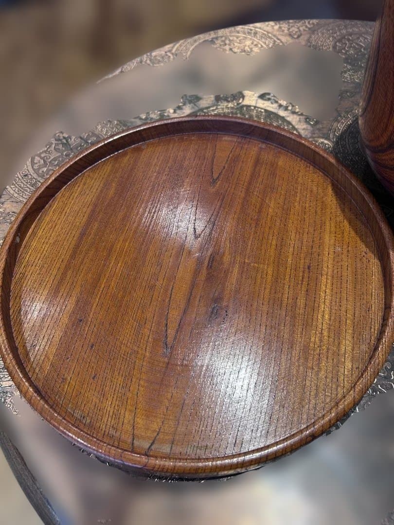 無垢材・くり抜き・茶櫃 ・大型・木工・民藝・欅