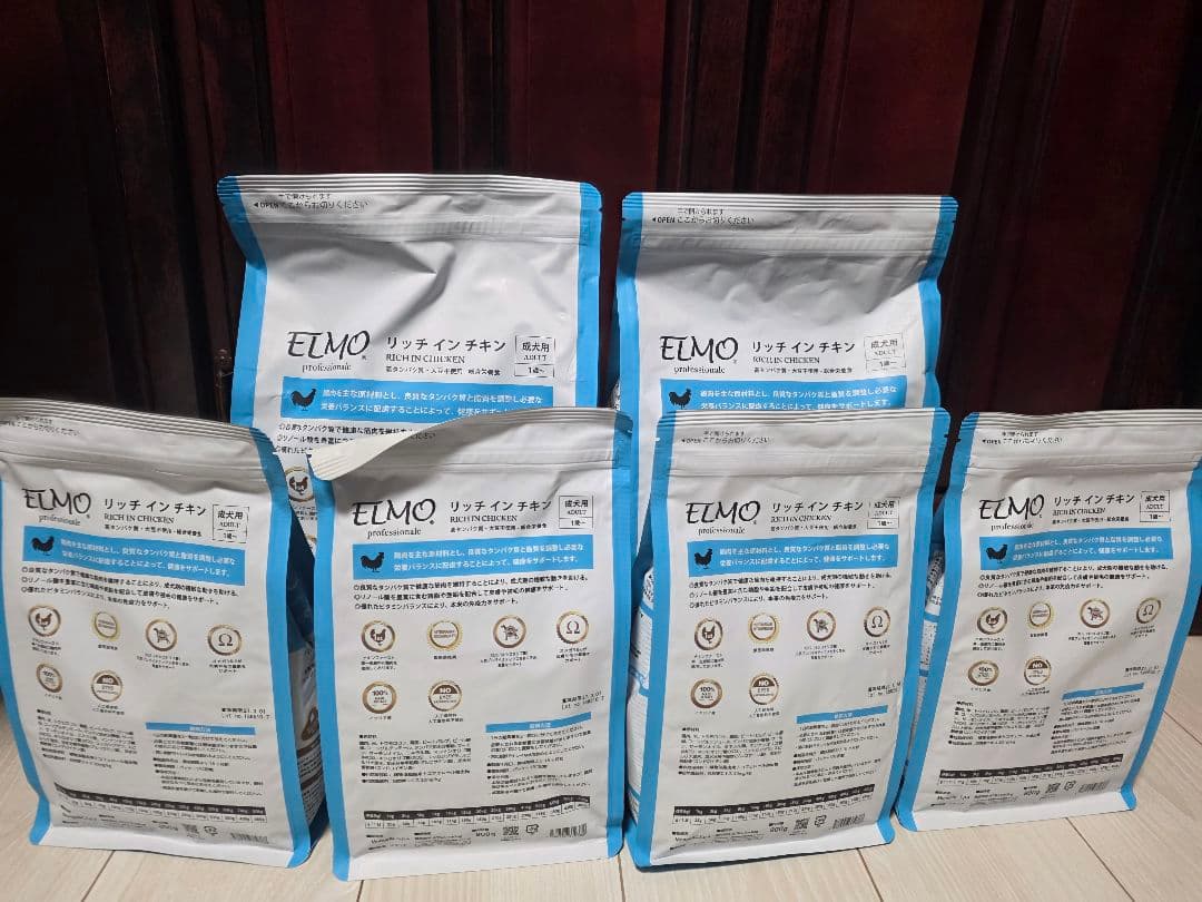 【❀そるまるす❀】ELMO 犬 リッチインチキン アダルト 18.4kg