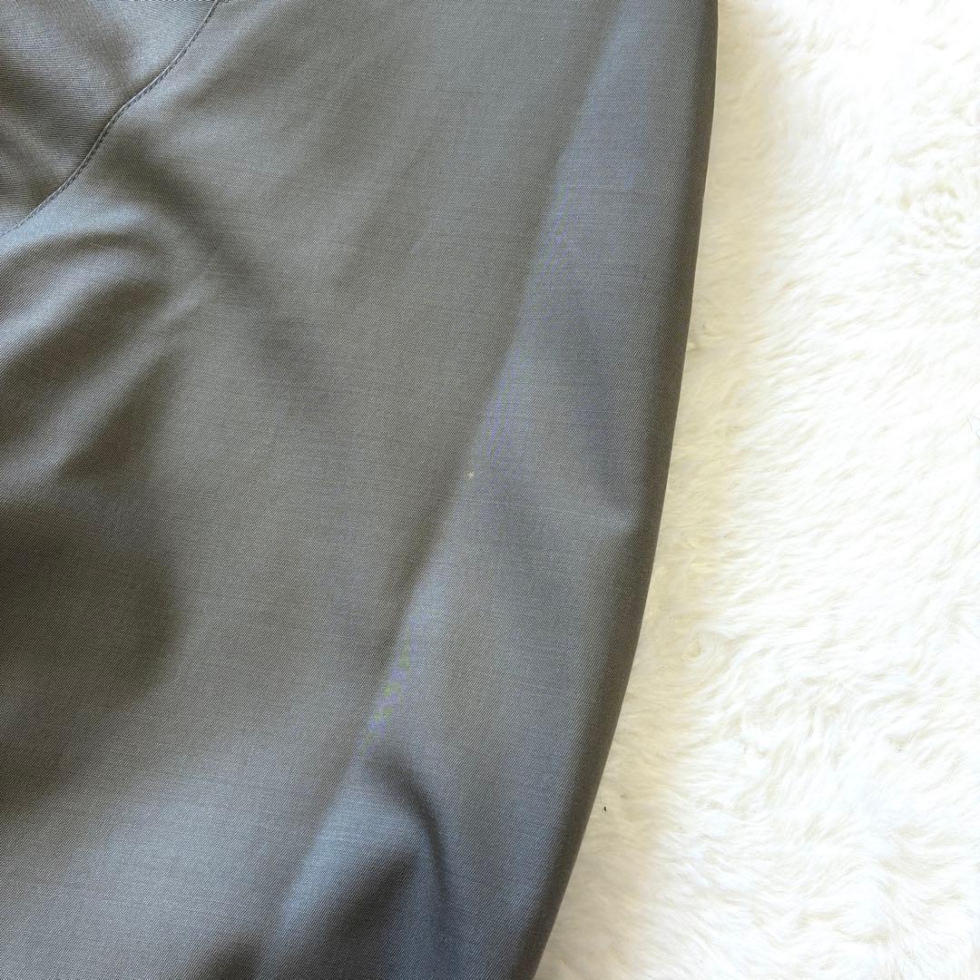 90s BURBERRY シルク混バルマカーンコート カシミヤ混ライナー 玉蟲