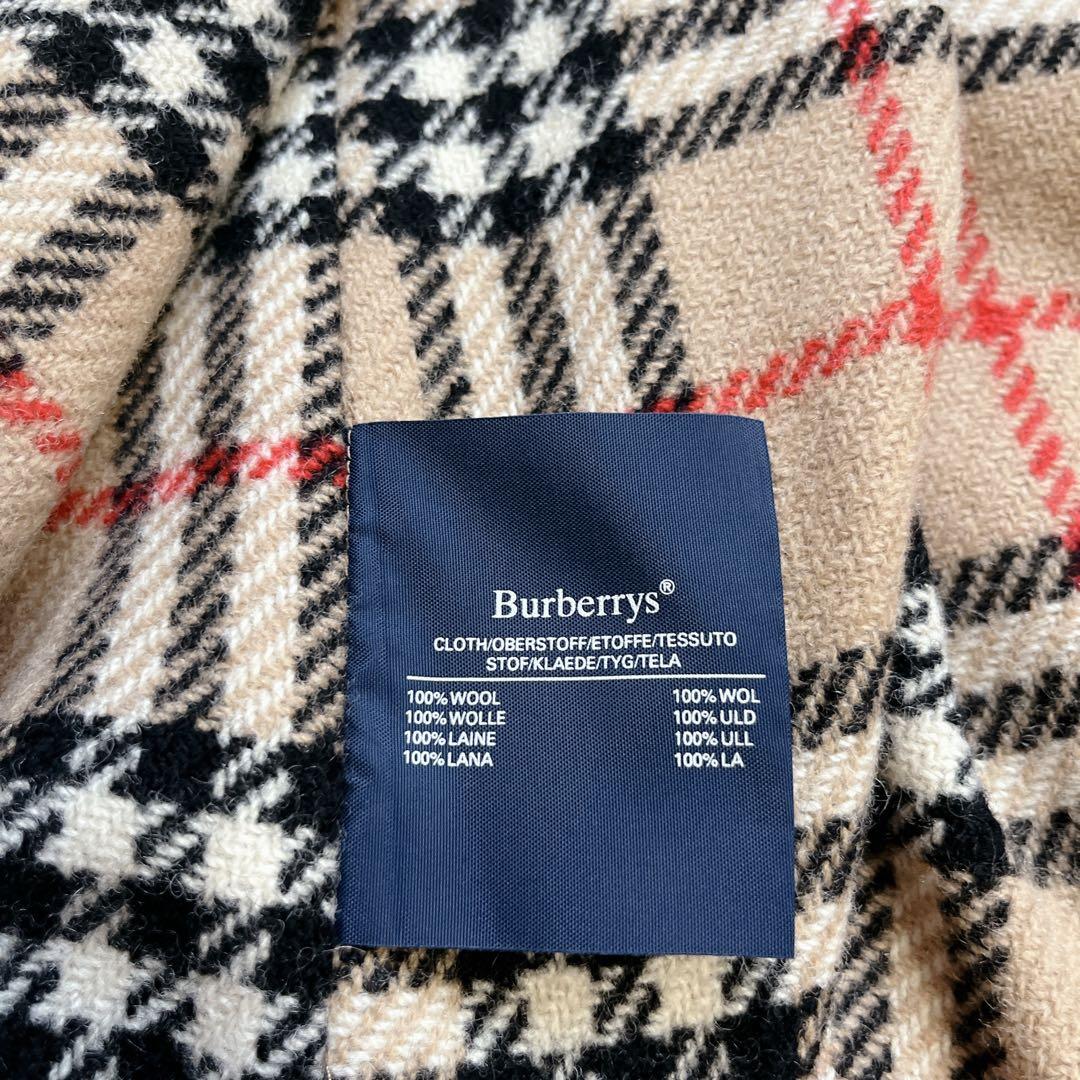 極美品 2XL相当 バーバリー ビンテージ ステンカラー シングル ライナー付き