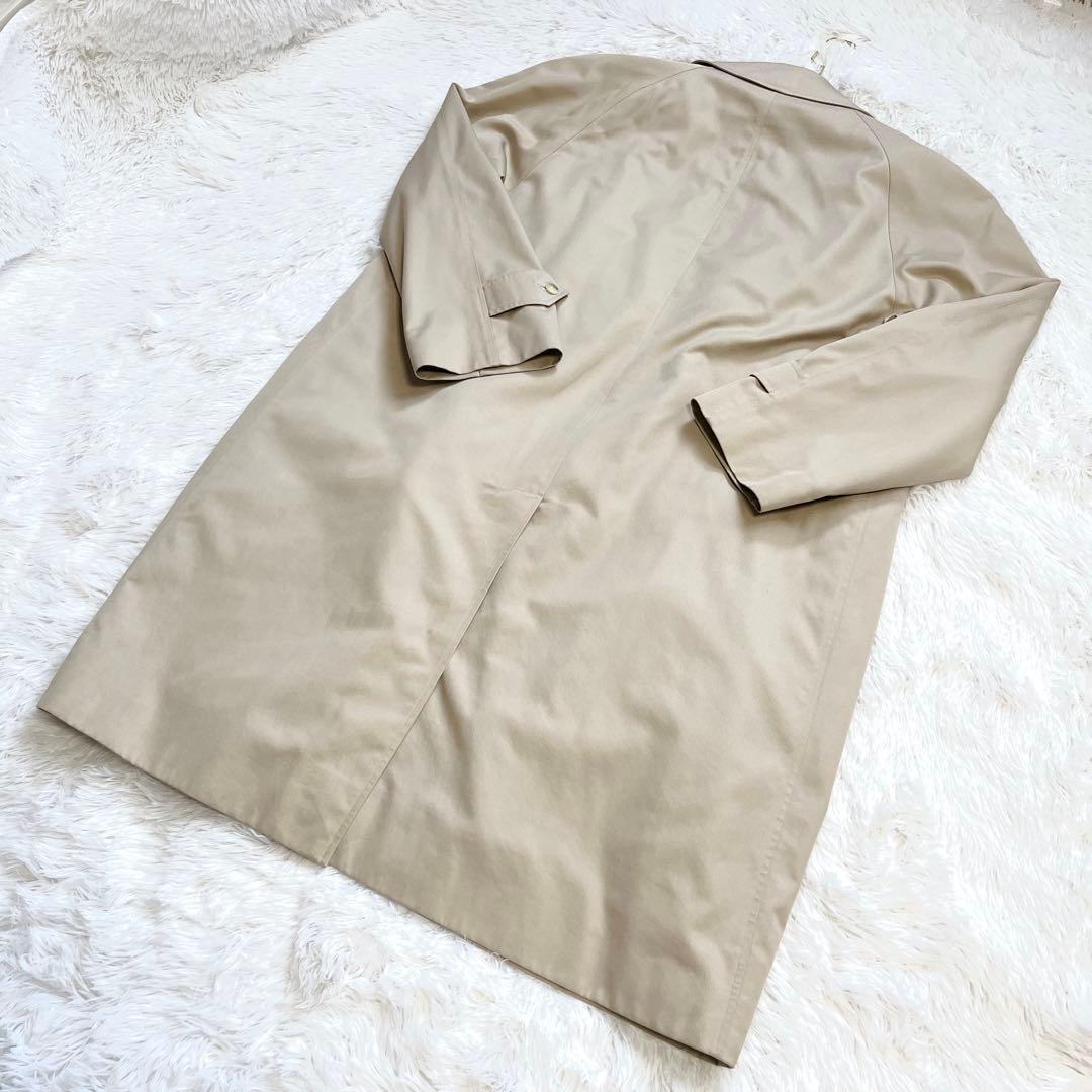 極美品 2XL相当 バーバリー ビンテージ ステンカラー シングル ライナー付き