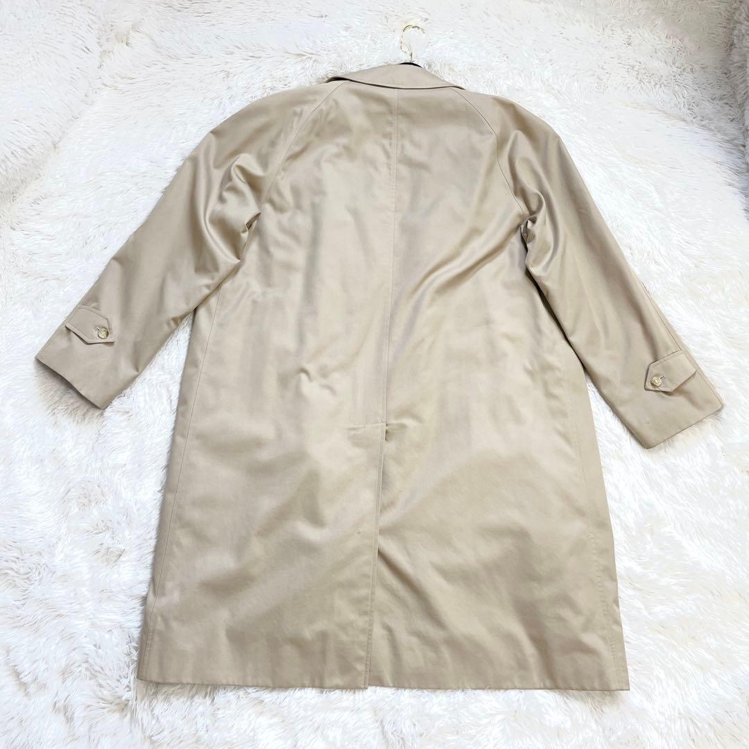 極美品 2XL相当 バーバリー ビンテージ ステンカラー シングル ライナー付き