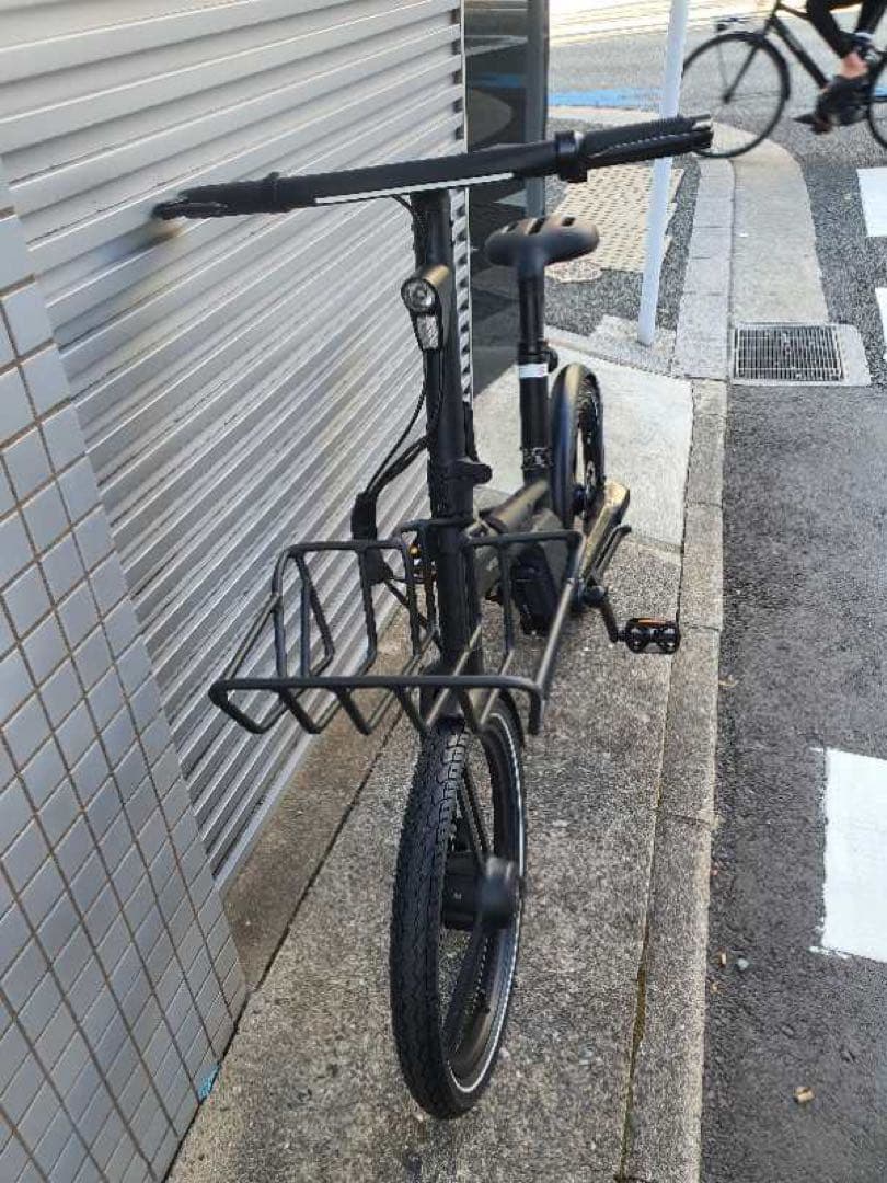 curohse ホンバイクストンプラス　黒　カゴ付き