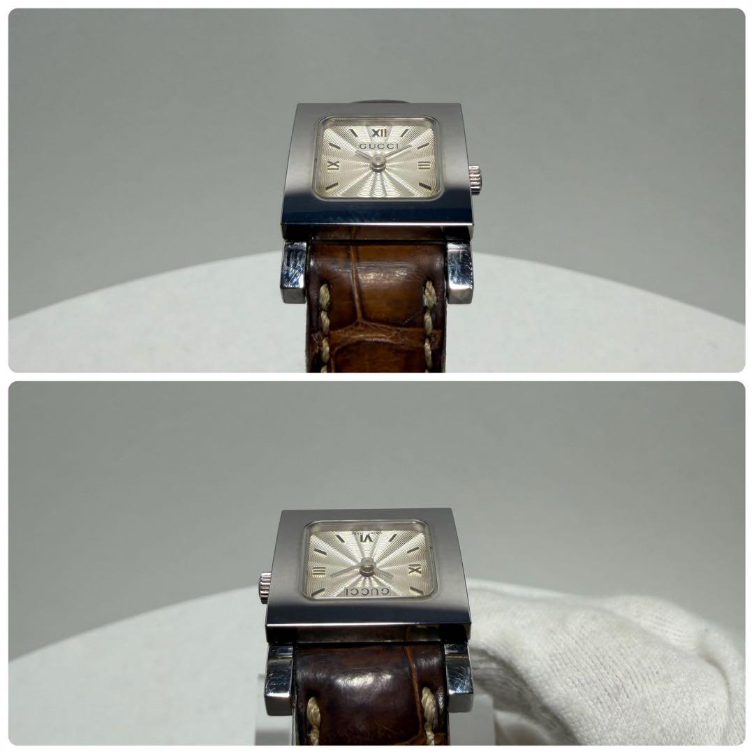 【稼働/新品電池】グッチ 腕時計 7900P ヴィンテージ スクエア SWISS