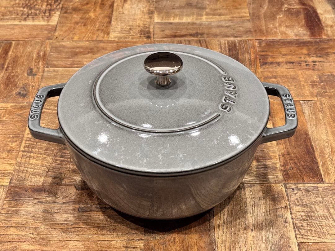 ストウブ 鋳物ホーロー鍋 Wa-NABE・フレンチオーブン 20 cmグレー