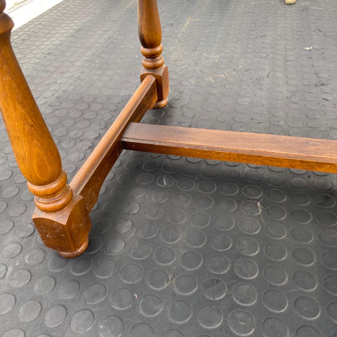 カリモク家具コロニアル テレフォンベンチ 電話台 サイドテーブル 花台 飾り棚