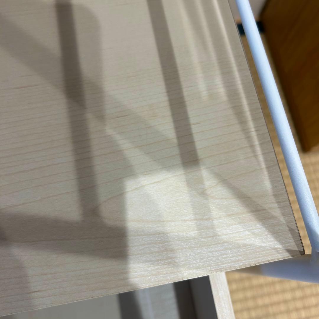 aina タスク tasku シェルフ 幅90 引き出し付き 白