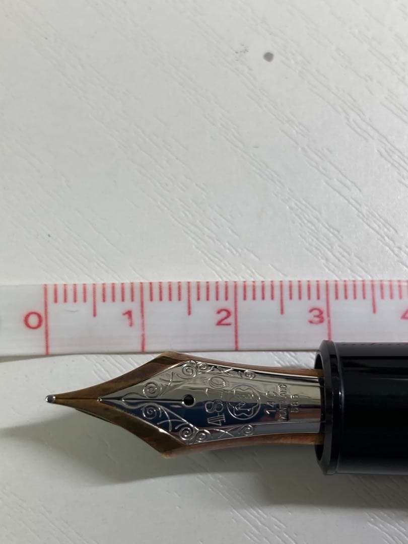 モンブラン・マイスターシュティック 万年筆 黒 金ペン先　149 極美品