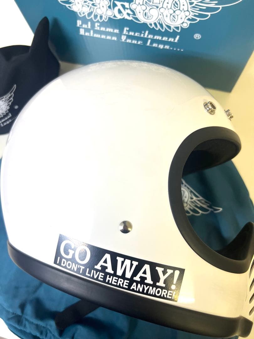 TT&CO モトモト3 SG／DOT スモールフルフェイス　純正専用ゴーグル付