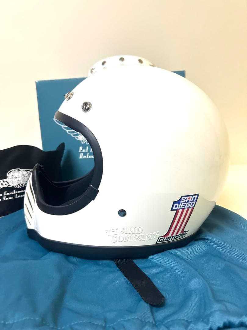 TT&CO モトモト3 SG／DOT スモールフルフェイス　純正専用ゴーグル付