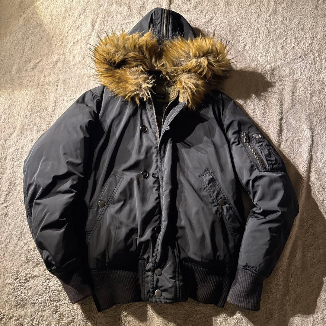 DIESEL N-2B フライトジャケット M 黒 短丈 Y2K