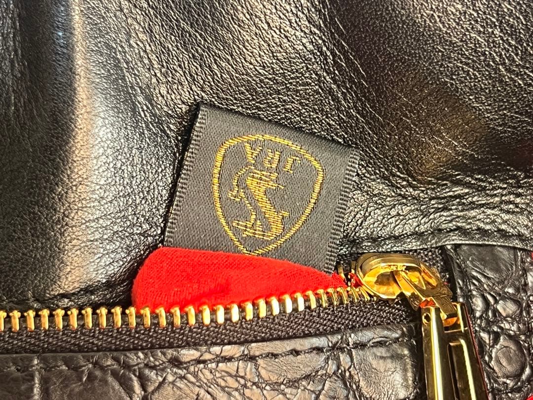 Leather Jewels ブラックトートバッグ