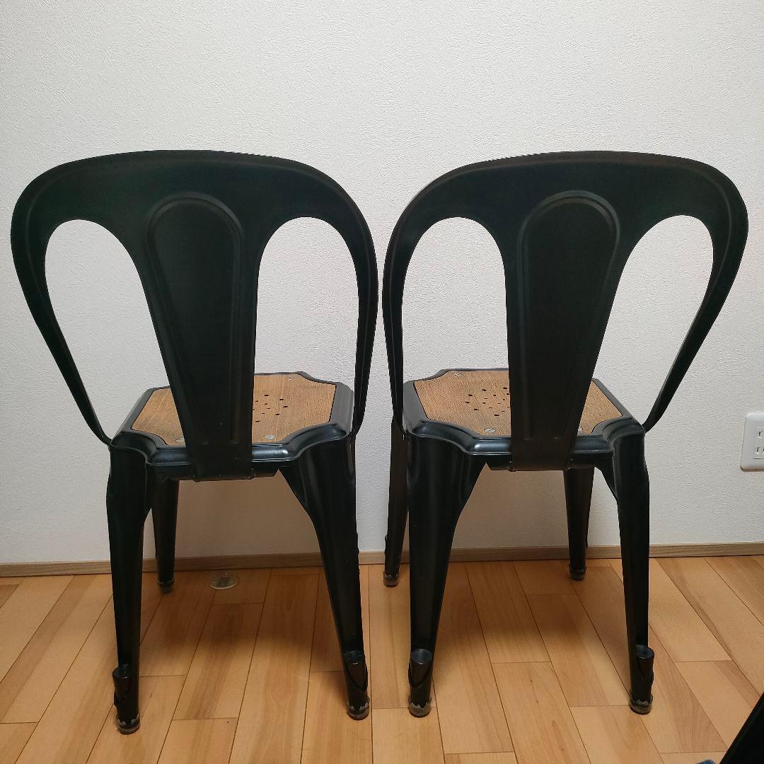 【希少｜インダストリアルチェア 2脚セット】ノーザンマルチプルズ系 スタッキング