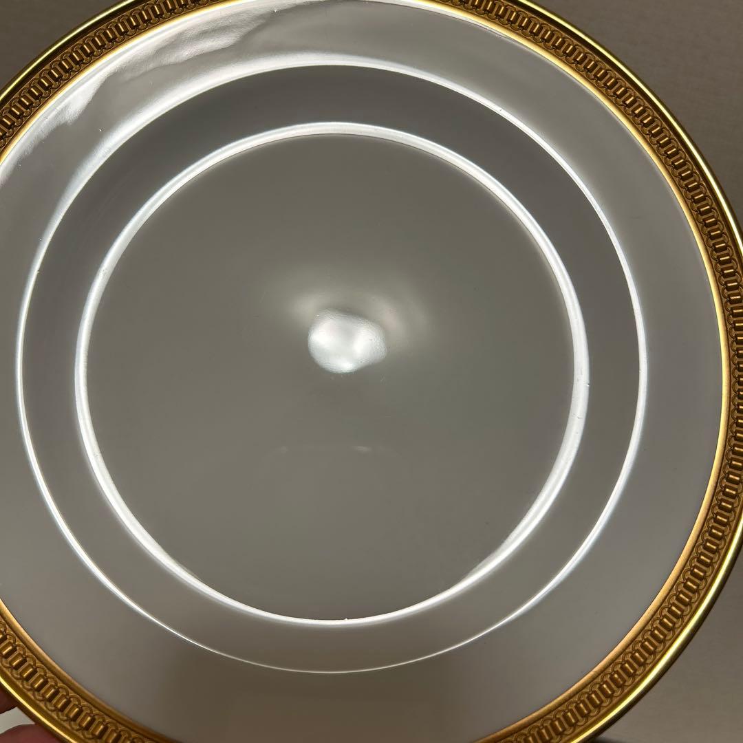 大倉陶園　クラウン　エンボス　デザートプレート　　20cm