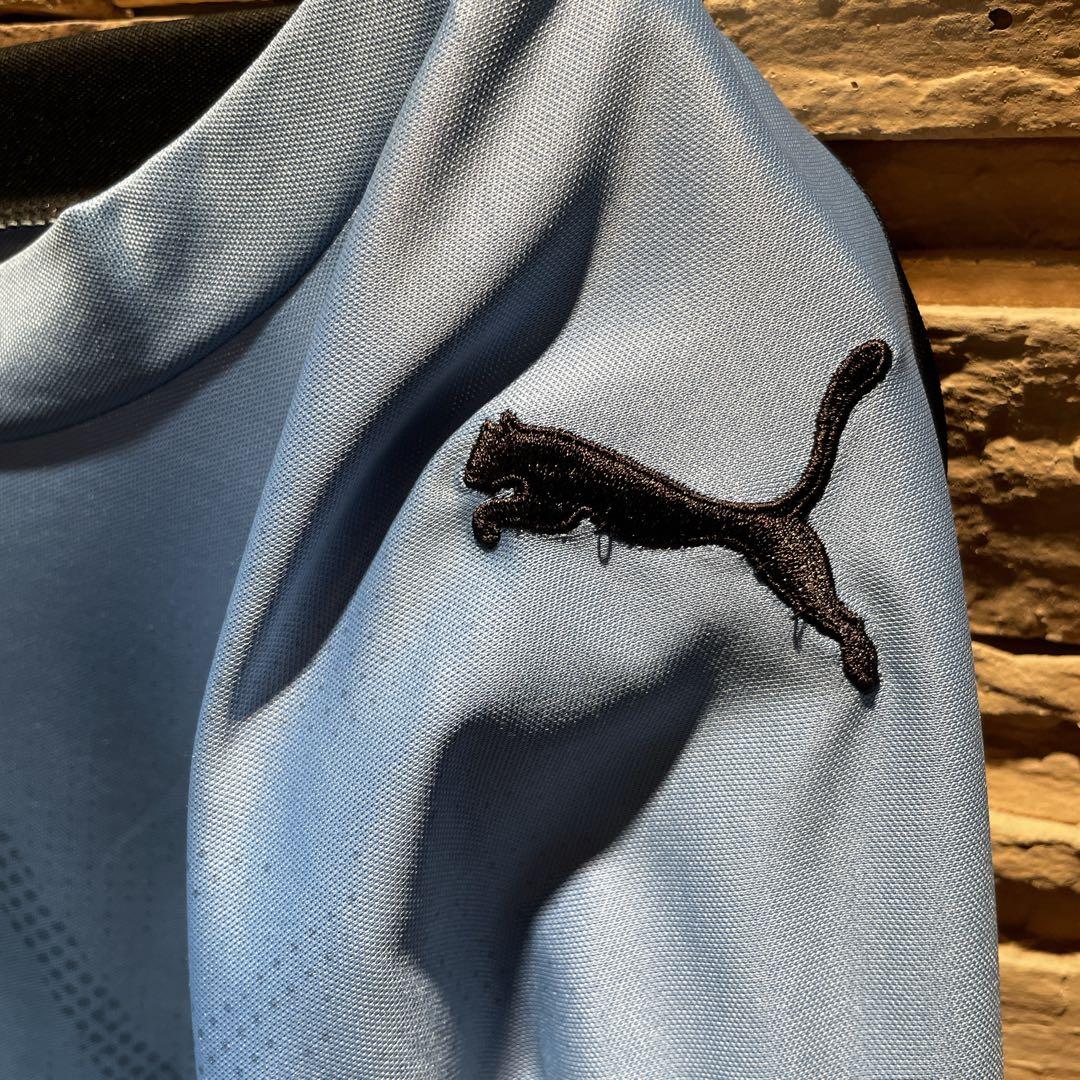 【実使用】PUMA×ウルグアイ代表/透かし太陽デザイン/No10長袖ユニフォーム