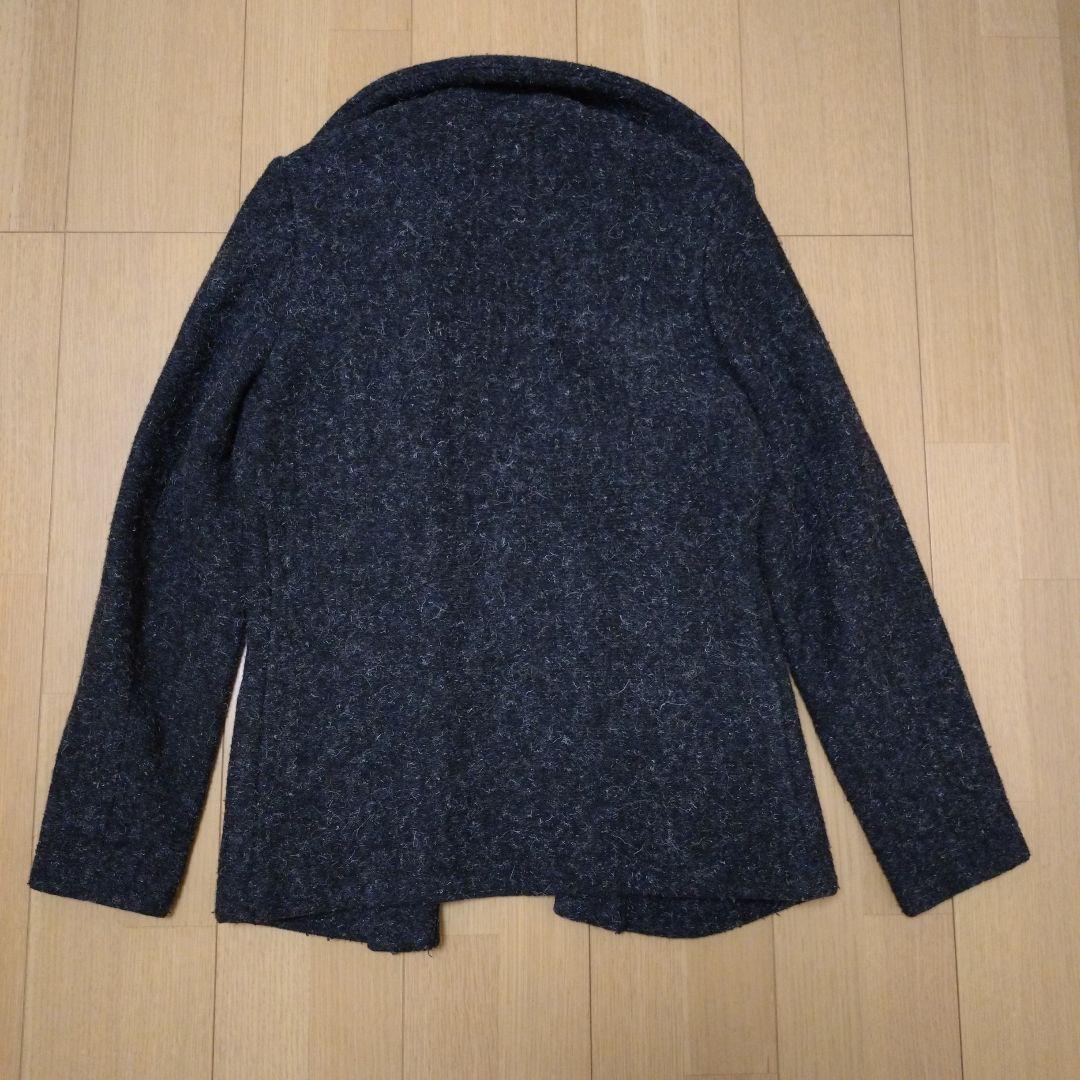 【日本製】JELADO ケンピ ショールカラー ウールカーディガン ブラック