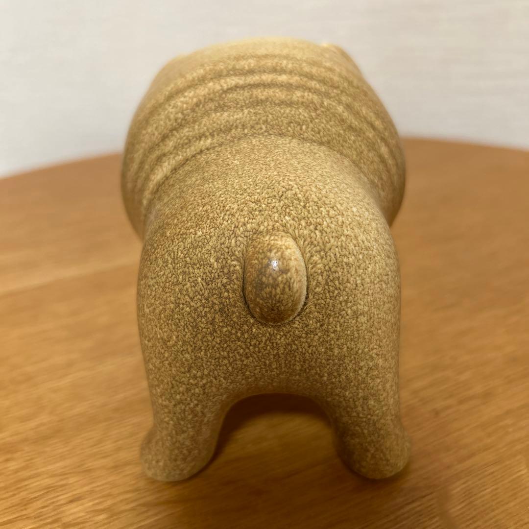 リサラーソン ブルドッグ　陶器置物