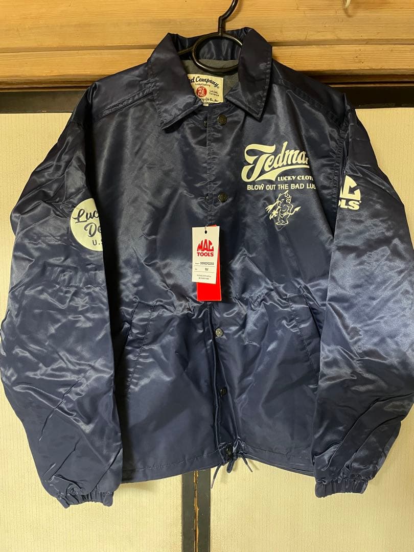 マックツール テッドマンコラボフリースジャケットLサイズ ブルー