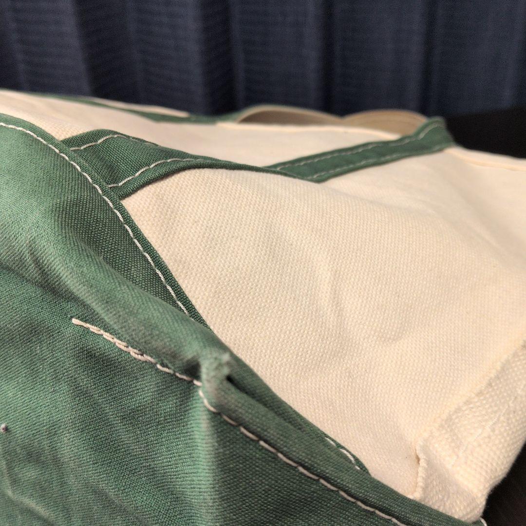 レア品　USA製 LLBEANトートバッグ カタディンタグ　山タグ　サイズ中型